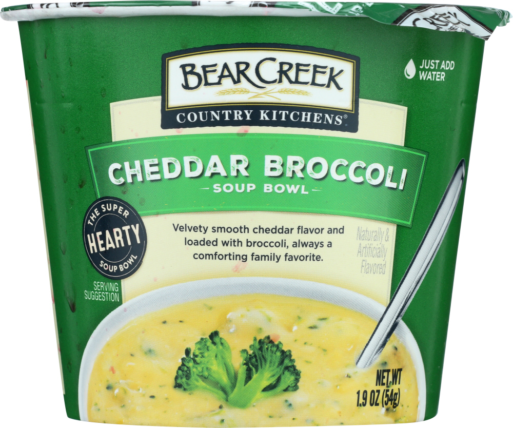 BEAR CREEK: Soup Bowl Cheddar Broccoli, 1.9 oz - 0760263000017