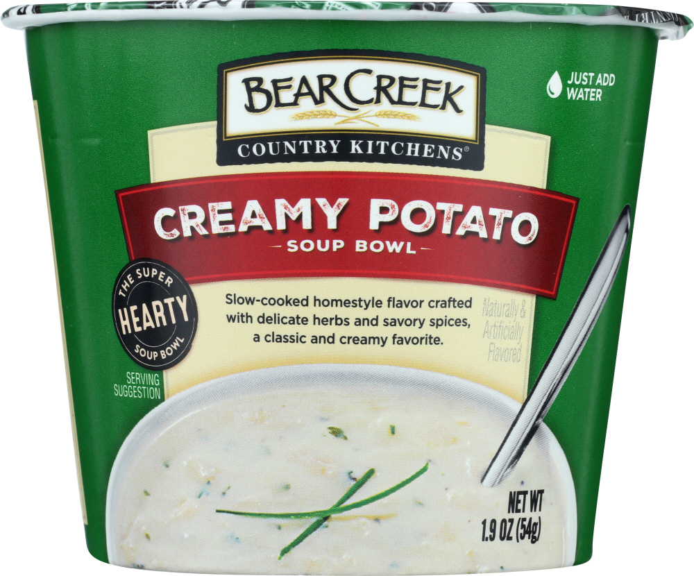 BEAR CREEK: Creamy Potato Soup Bowl, 1.9 oz - 0760263000031