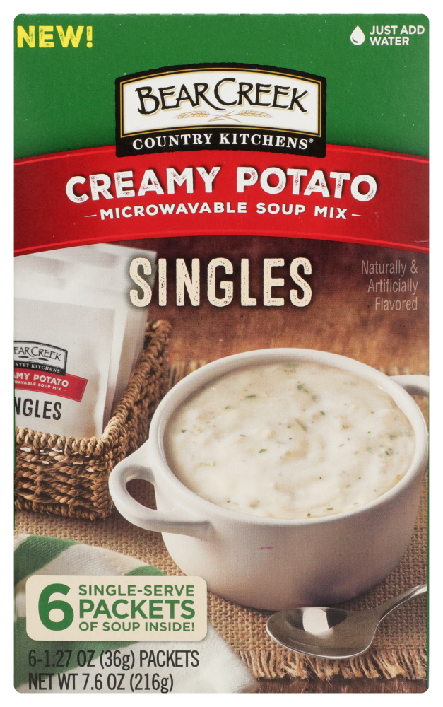 Singles Microwavable Soup Mix, Creamy Potato - 760263100007