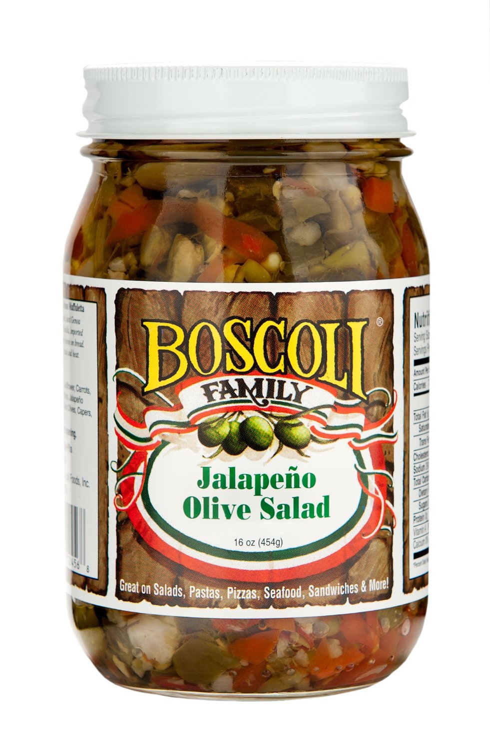 BOSCOLI: Olive Salad Jalapeno, 16 oz - 0760661124568