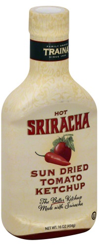 TRAINA: Sundried Tomato Sriracha Ketchup, 16 oz - 0760948129156