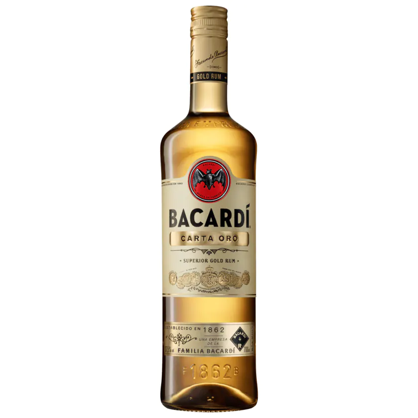 Bacardi Carta Oro Superior Gold Rum 0,7l - 7610113004159