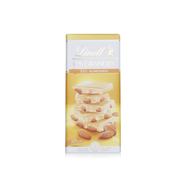Lindt les grandes almond white chocolate 150g - Waitrose UAE & Partners - 7610400075794