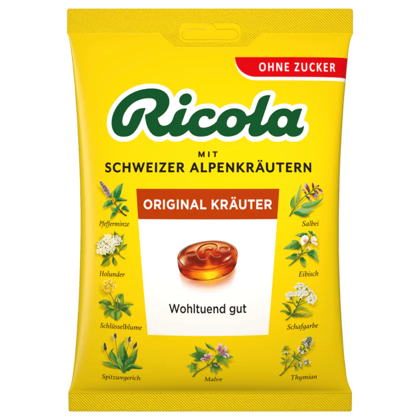 Ricola Kräuter Original Zuckerfrei - 7610700945087