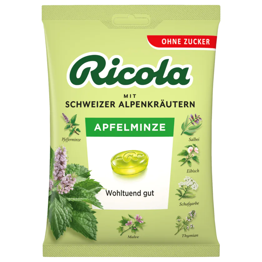 Ricola Sugar-free Apple Mint - 7610700945834