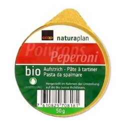 Coop Naturaplan Bio Aufstrich Peperoni - 7610829708181