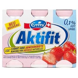 Emmi - Aktifit Erdbeer 0,1% Fett - 7610900033331