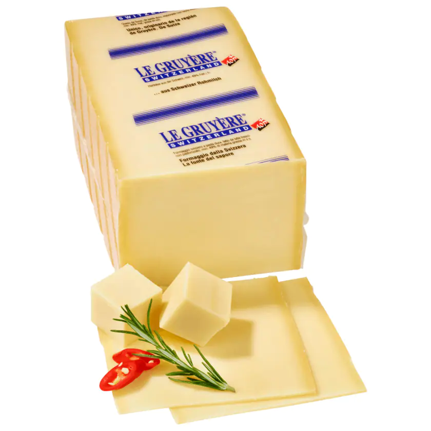 Le Gruyère Hartkäse in Scheiben - 7610900165438