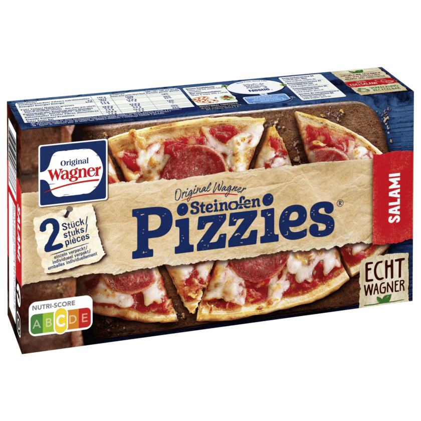 Original Wagner Steinofen Pizzies Salami 2x150g - 7613030063773