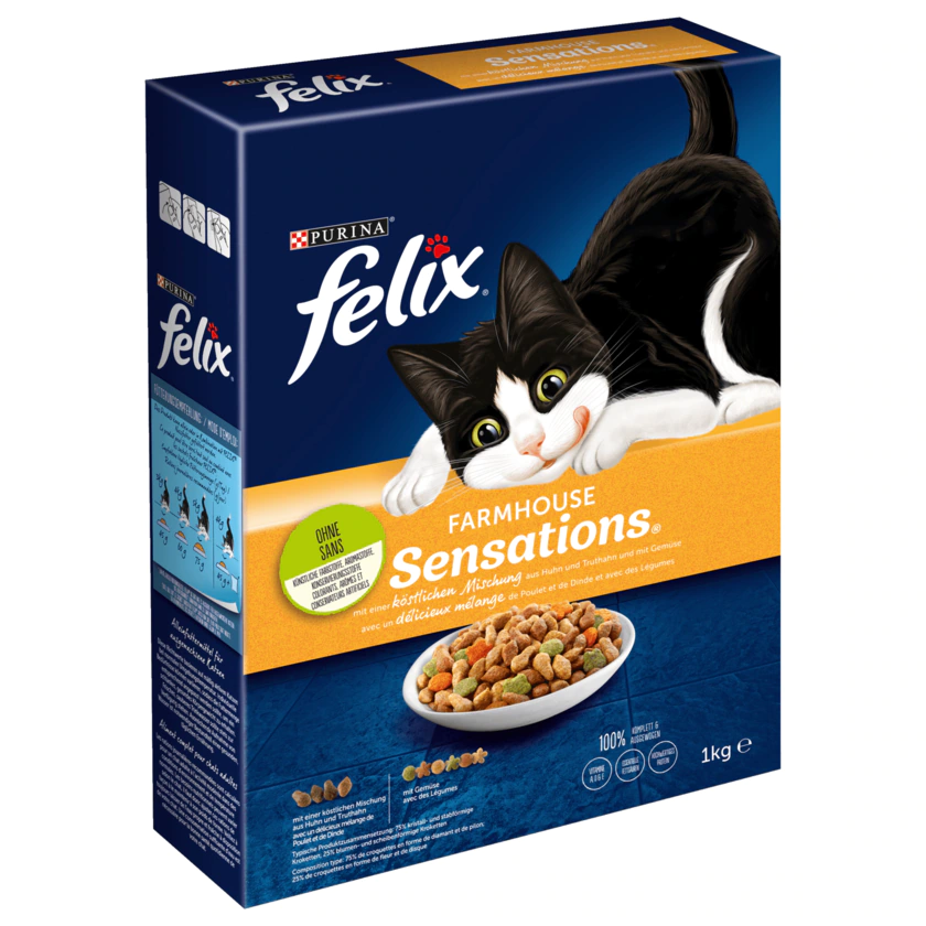 Purina felix Meaty Sensations Huhn 1kg - 7613032727826