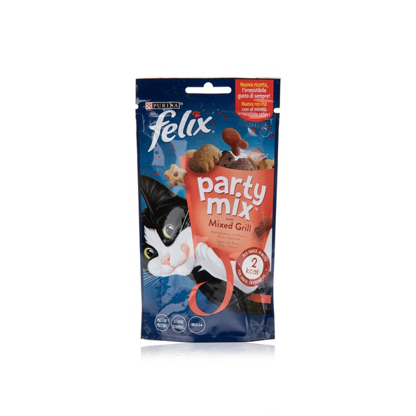 Felix Party Mix mixed grill cat treats 60g - Waitrose UAE & Partners - 7613033737046