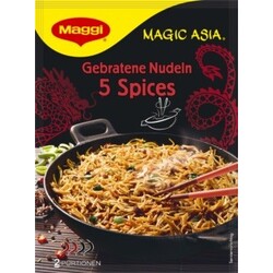 Maggi Magic Asia Gebratene Nudeln 5 Spices mit Rindfleisch - 7613034254115