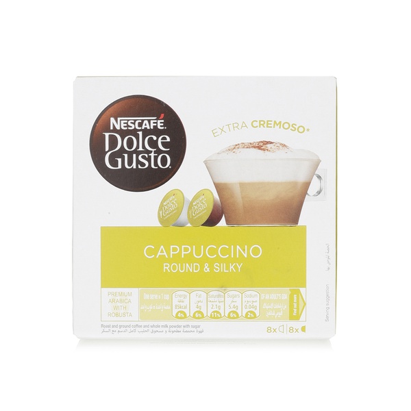 Nescafé dolce gusto cappuccino capsules 16s 186.4g - Waitrose UAE & Partners - 7613036273800