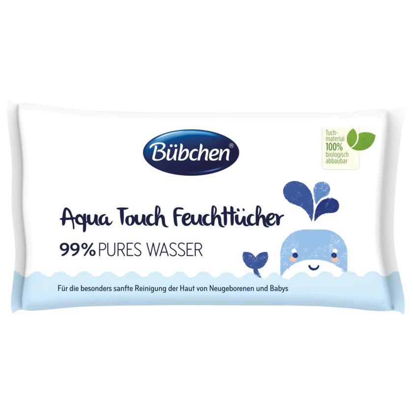 Bübchen Feuchttücher Aqua Touch 3x48 Stück - 7613036671552