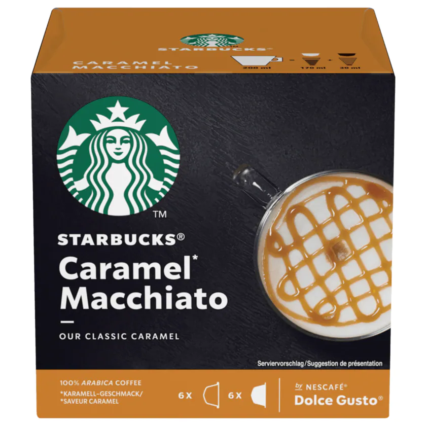 Starbucks Dolce Gus. Caramel Macchia. 12K - 7613036943529