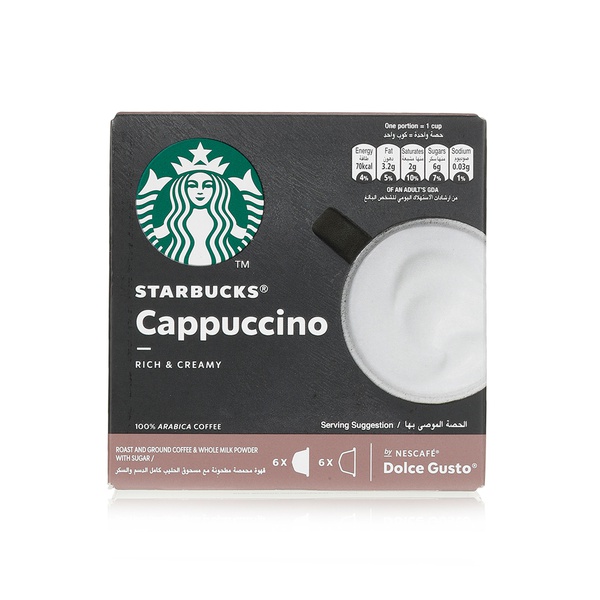 Starbucks cappuccino capsule 120g - Waitrose UAE & Partners - 7613037275759