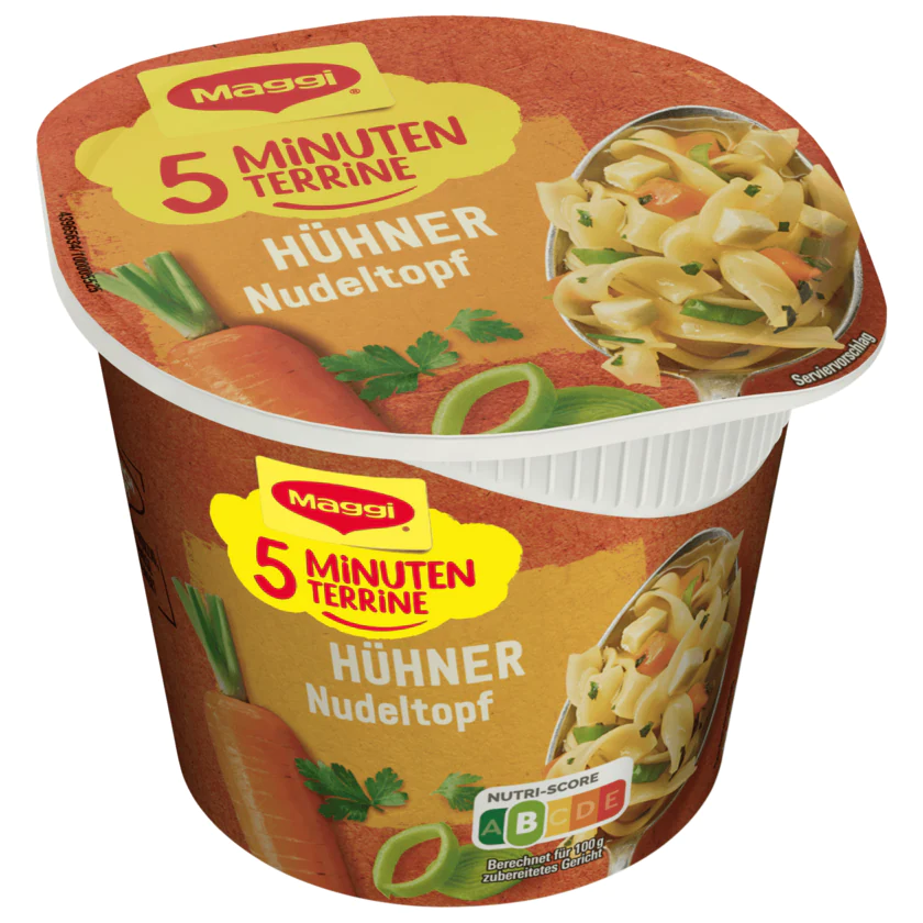 Maggi 5 Minuten Terrine Hühner Nudeltopf 41g - 7613037683561