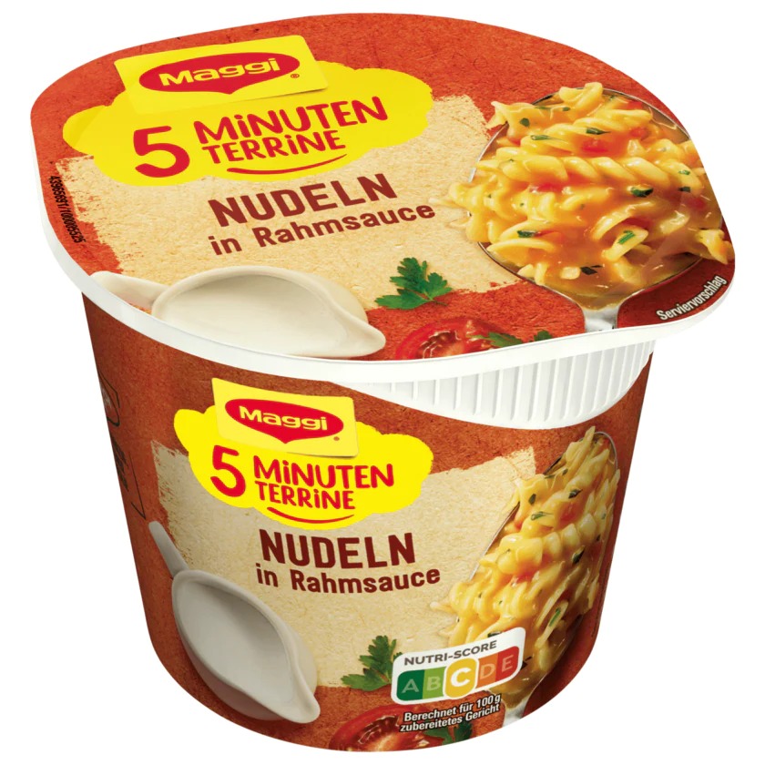 Maggi 5 Minuten Terrine Nudeln in Rahmensauce 61g - 7613037804263