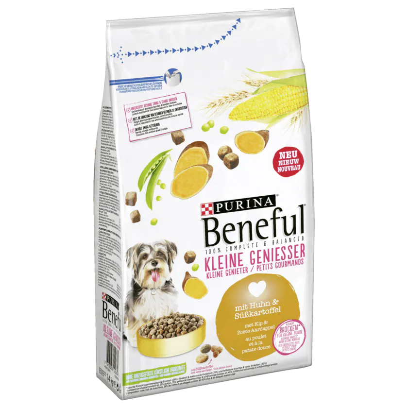 Purina Beneful Kleine Genießer Huhn & Süßkartoffel 1,4kg - 7613038140834