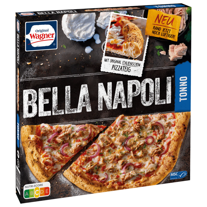 Original Wagner Ernst Wagners Bella Napoli Tonno Pizza Thunfisch tiefgefroren 455g - 7613039829912