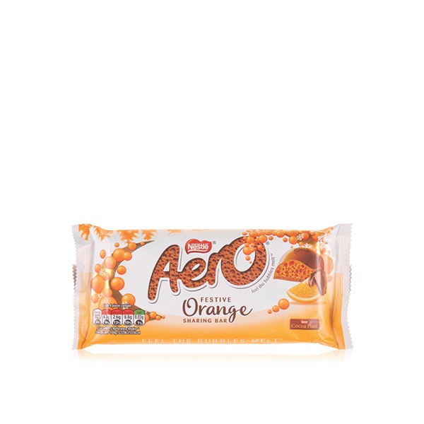 Nestlé Aero festive orange sharing bar 90g - Waitrose UAE & Partners - 7613039872802