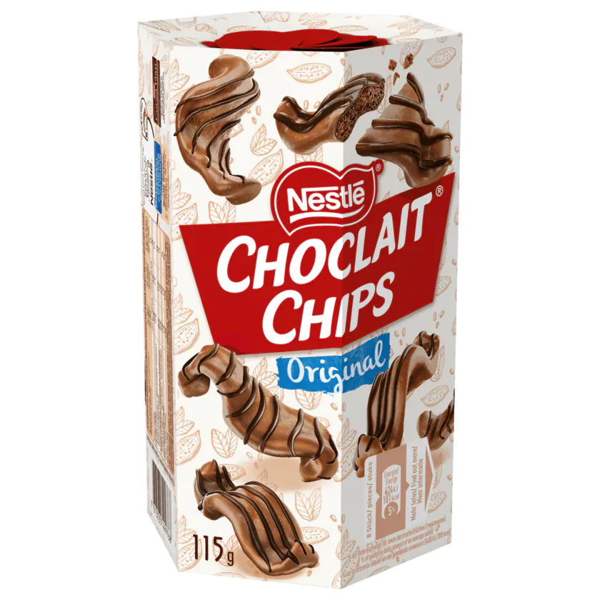 Nestlé Choclait Chips Original 115g - 7613039891216