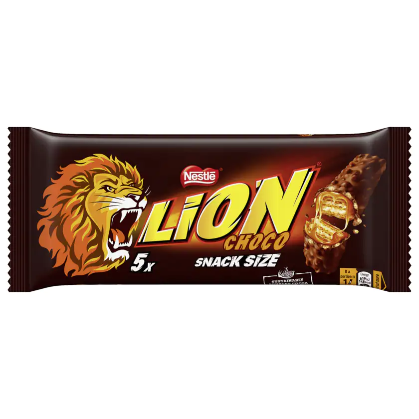Nestle Lion 5 Stück 150g - 7613287109514
