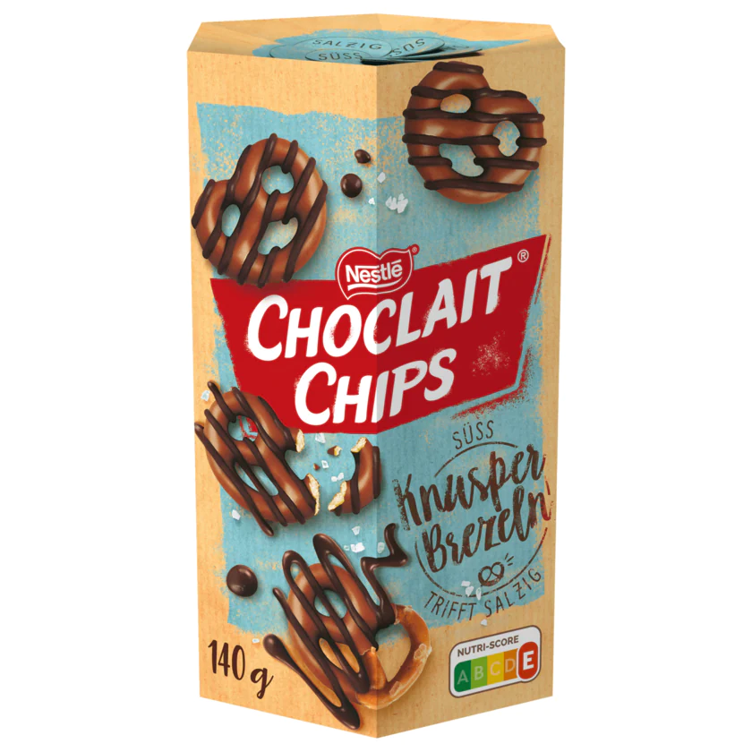 Nestlé Choclait Chips Knusper Brezeln 140g - 7613287184641