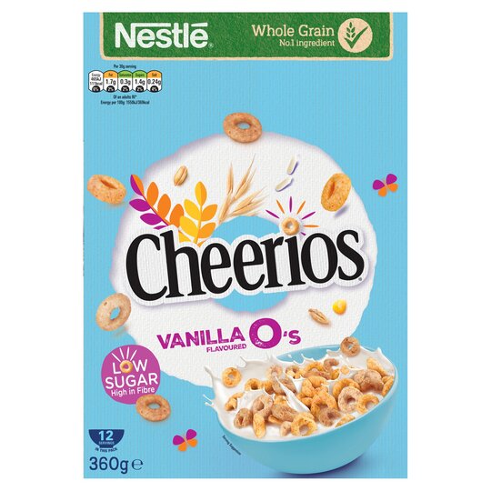 Nestle Cheerio's Vanilla O's Low Sugar 360G - 7613287806482