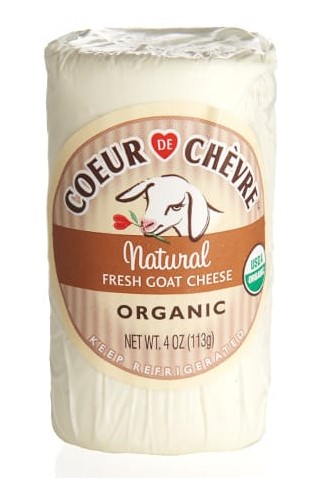 MONTCHEVRE: Couer de Chevr Natural Fresh Goat Cheese, 4 oz - 0761657504111