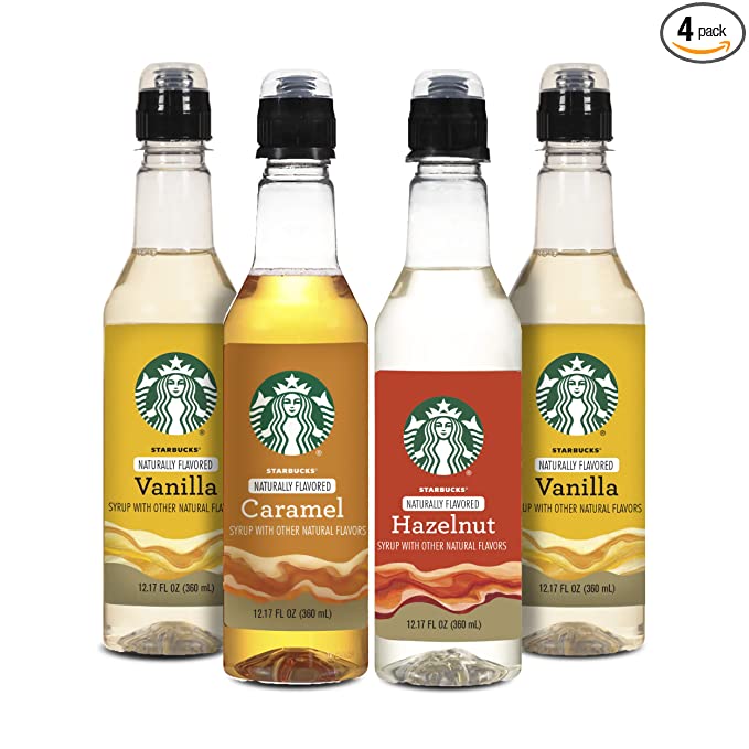  Starbucks Variety Syrup 4pk, Variety Pack  - 762111359759