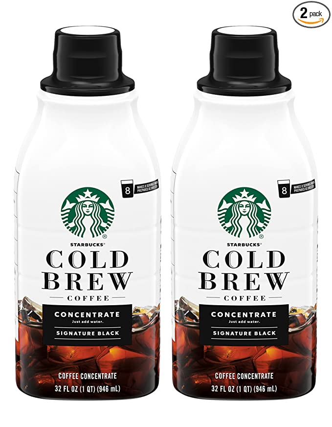 Medium Roast Signature Black 100% Arabica Cold Brew Coffee Concentrate, Signature Black - medium