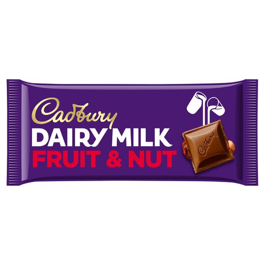 Cadbury Dairy Milk Fruit & Nut Chocolate 180G - 7622201149611