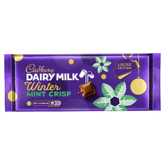 Cadbury Dairy Milk Winter Mint Crisp 360G - 7622201401863