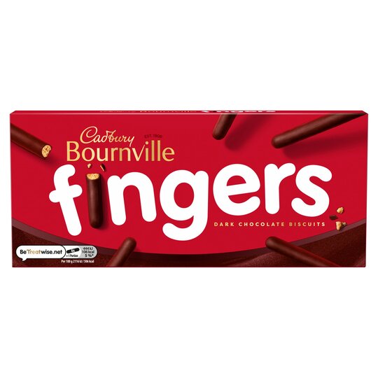 Cadbury Bournville Dark Chocolate Fingers Biscuits 114G - 7622201438487