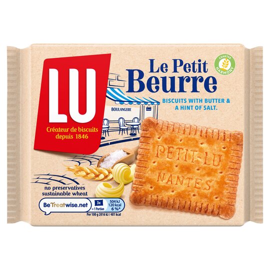 Lu Petit Beurre Salted Butter Biscuit 167G - 7622201499679
