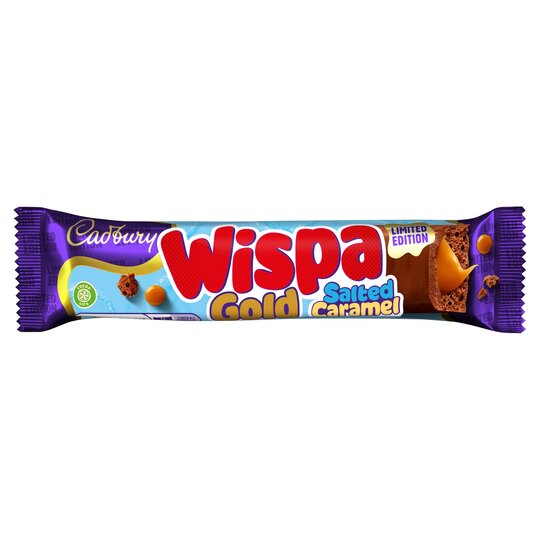 Cadbury Wispa Gold Salted Caramel Bar 48G - 7622201514655