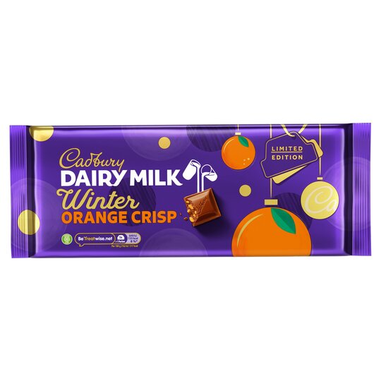 Cadbury Dairy Milk Winter Orange Crisp 360G - 7622201520441