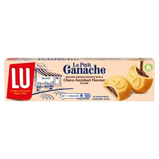 Lu Le Petit Ganache Choco Hazelnut 105G - 7622201716189