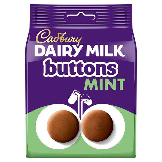 Cadbury Dairy Milk Mint Buttons Chocolate 110G - 7622201789442