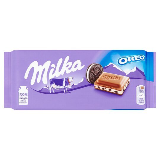 Milka Oreo Chocolate Bar 100G - 7622210078100