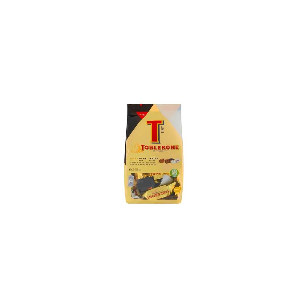 TOBLERONE MINI CHOCOLATES MILK - DARK - WHITE 248g - 7622210418821