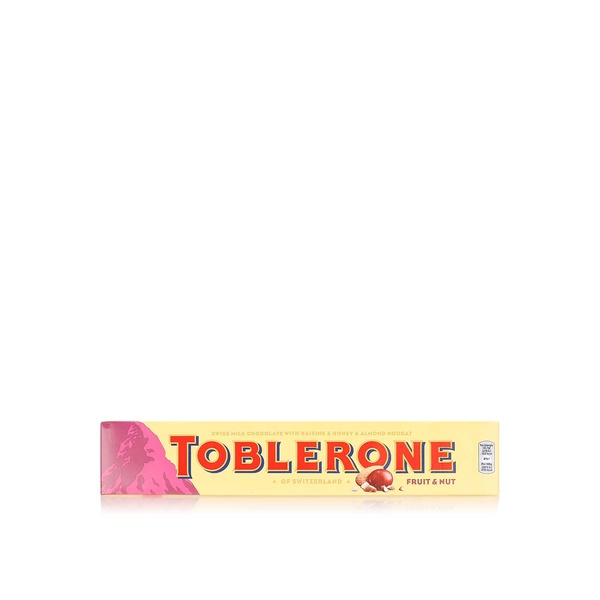 Toblerone chocolate tablet fruit and nut - 7622210496621