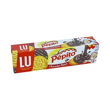 LU Pepito French Cookies Dark Chocolate 200 g /7 oz - 7622210717870