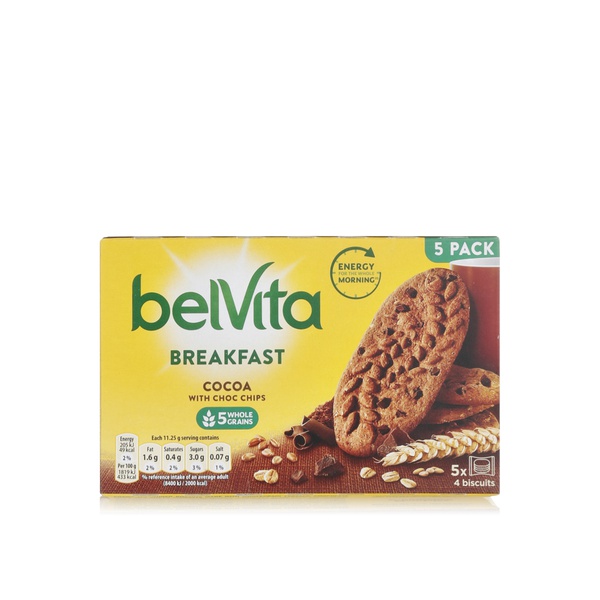 belvita breakfast cocoa with chocolate chips - 7622210740427