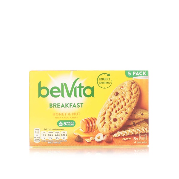 Belvita Breakfast Biscuits Honey & Nuts 5X45G - 7622210740564