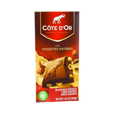 Cote D'Or French Milk Chocolate With Hazelnuts 180g /6.4 oz - 7622210995063