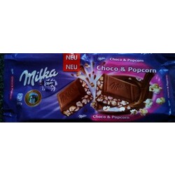 Milka Schokolade - Choco und Popcorn - 7622300612511
