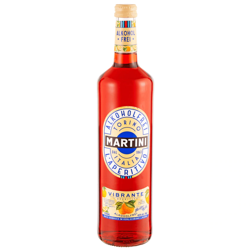 Martini Vibrante Aperitif alkoholfrei 0,75l - 7630040403665