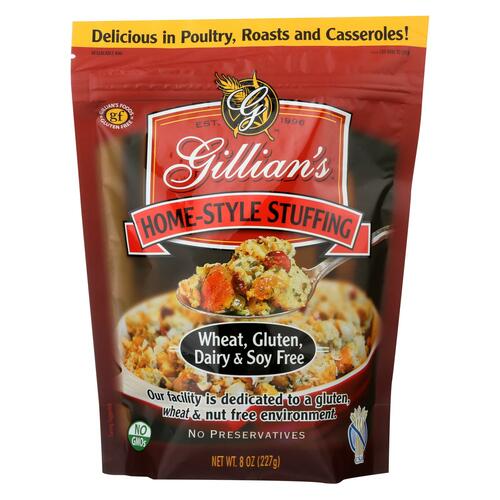 Gillian's Food Home Style Stuffing - Gluten Free - Case Of 6 - 8 Oz. - 763775329119